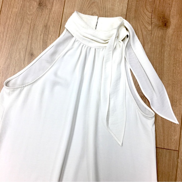 Vince Camuto white blouse tank top shirt workwear office career professional - Picture 2 of 6